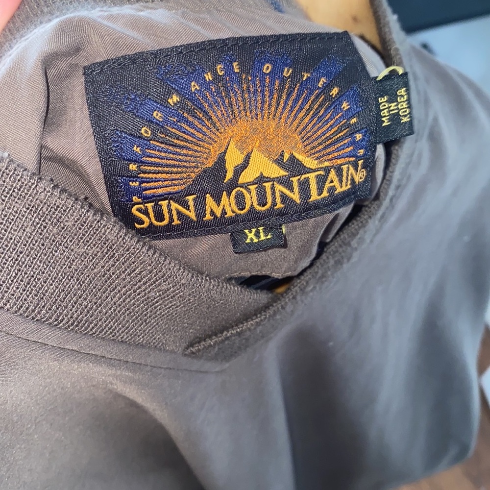 Sun Mountain Men’s Green Outerwear Golf Pullover - Picture 4 of 8